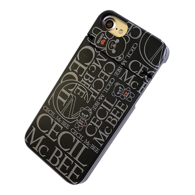 【iPhoneSE(第3/2世代)/8/7/6s/6 ケース】CECIL McBEE ミラーケース [LOGO] 背面ケース (BLACK)goods_nameサブ画像
