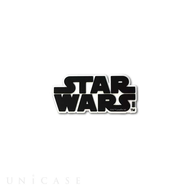 Star Wars Pvc 3dキャラクターステッカー ロゴ ブラック グルマンディーズ Iphoneケースは Unicase