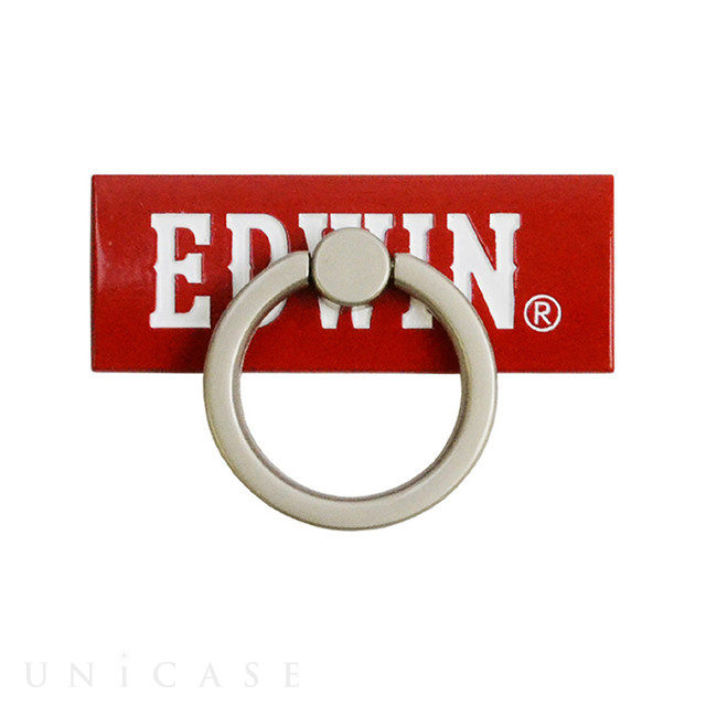 スマホリング EDWIN (メタルロゴ/RED)