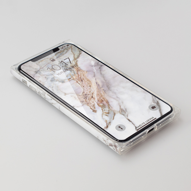 Iphonexr ケース Maelys Collections Marble For Iphonexr White Maelys Louna Iphoneケースは Unicase