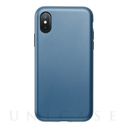【iPhoneXS/X ケース】Smooth Touch Hybrid Case for iPhoneXS/X (Azure Blue)