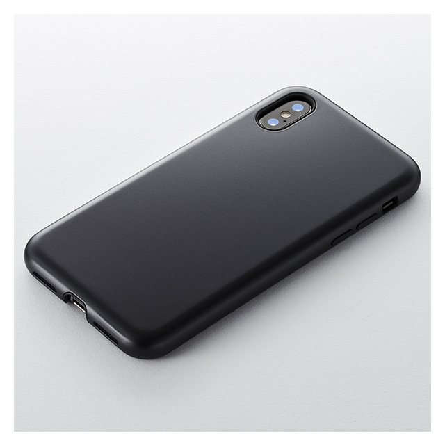 【iPhoneXS/X ケース】Smooth Touch Hybrid Case for iPhoneXS/X (Iron Black)