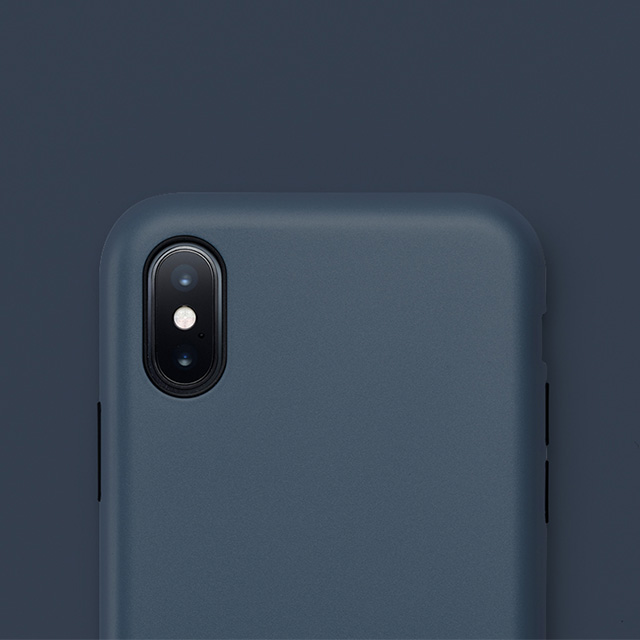 【iPhoneXS/X ケース】Smooth Touch Hybrid Case for iPhoneXS/X (Stone Blue)goods_nameサブ画像