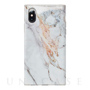 【iPhoneXS/X ケース】Maelys Collections Marble for iPhoneXS/X (White)