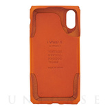 【iPhoneXS/X ケース】iWearX (Orange)