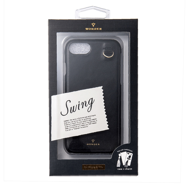 【iPhone8/7/6s/6 ケース】SWING case (BLACK）サブ画像