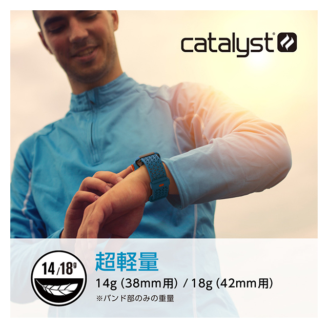 【Apple Watch バンド 44/42mm】Catalyst スポーツバンド (スペースグレー) for Apple Watch Series4/3/2/1goods_nameサブ画像