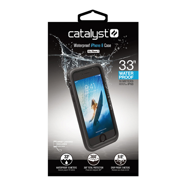 【iPhone8/7 ケース】Catalyst 完全防水ケース (ブラック)サブ画像
