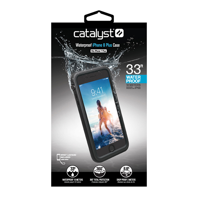 【iPhone8 Plus/7 Plus ケース】Catalyst 完全防水ケース (ブラック)サブ画像