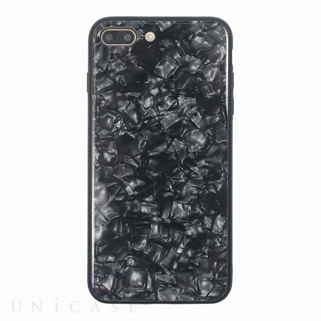 【iPhone8 Plus/7 Plus ケース】GLASS PEARL CASE (Black)
