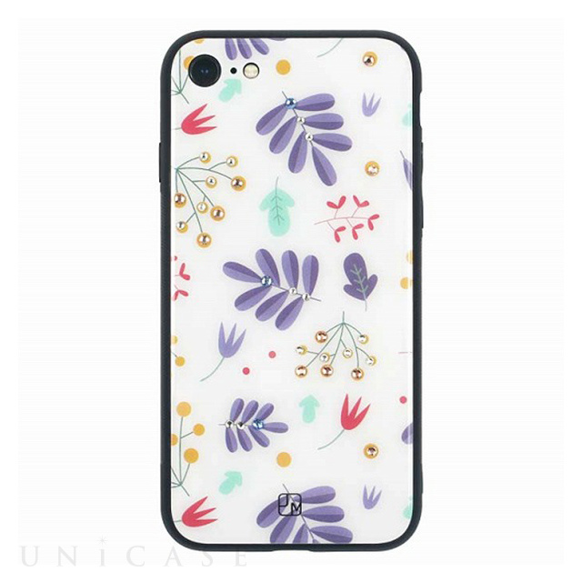 【iPhoneSE(第3/2世代)/8/7 ケース】GLASS DESIGN CASE (Baby’s breath)