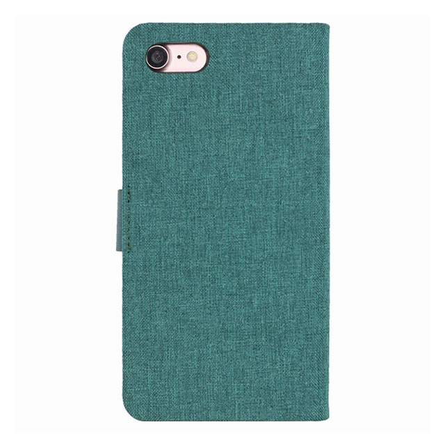 【iPhone8/7 ケース】Linen flip case (Olive)サブ画像