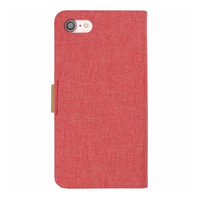 【iPhone8/7 ケース】Linen flip case (Pink)goods_nameサブ画像