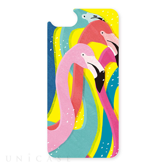 LITTLE CLOSET iPhoneSE(第3/2世代)/8/7/6s/6 着せ替えフィルム (flamingo)