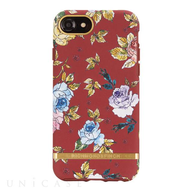 【iPhone8/7/6s/6 ケース】RED FLORAL