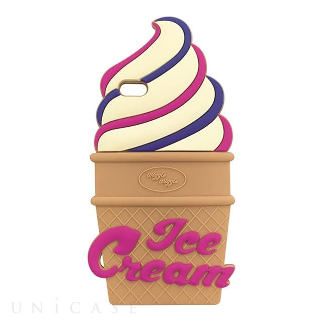 【iPhone8/7/6s/6 ケース】シリコンケース (Ice Cream)