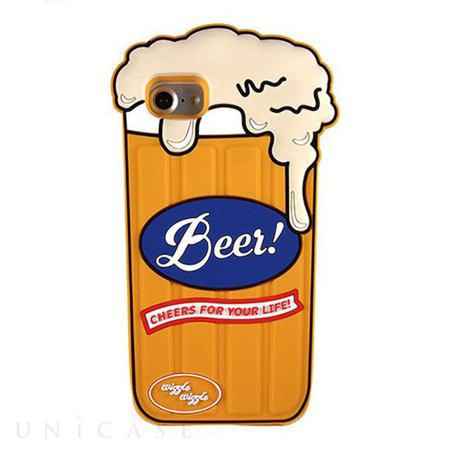 【iPhone8/7/6s/6 ケース】シリコンケース (Beer)