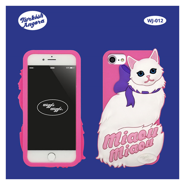 【iPhone8/7/6s/6 ケース】シリコンケース (PINK CAT)goods_nameサブ画像