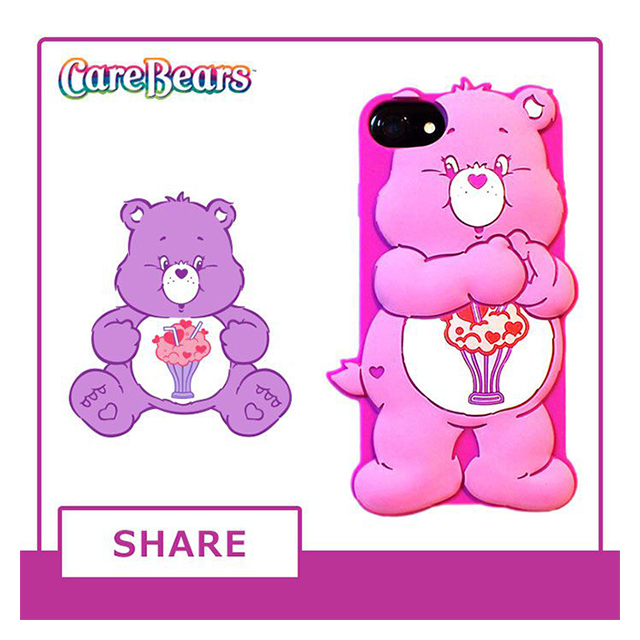 【iPhone8/7/6s/6 ケース】Care Bears シリコンケース (SHARE BEAR)サブ画像