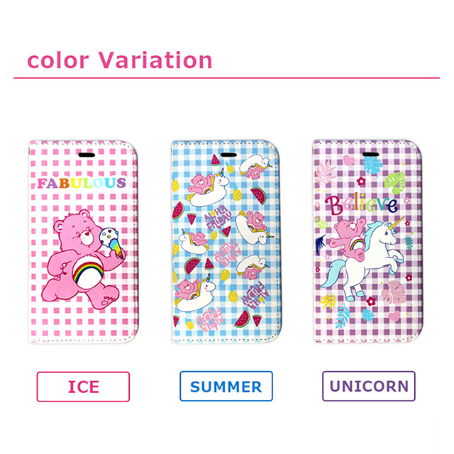 【iPhone8/7/6s/6 ケース】Care Bears ダイアリーケース (ICE)goods_nameサブ画像