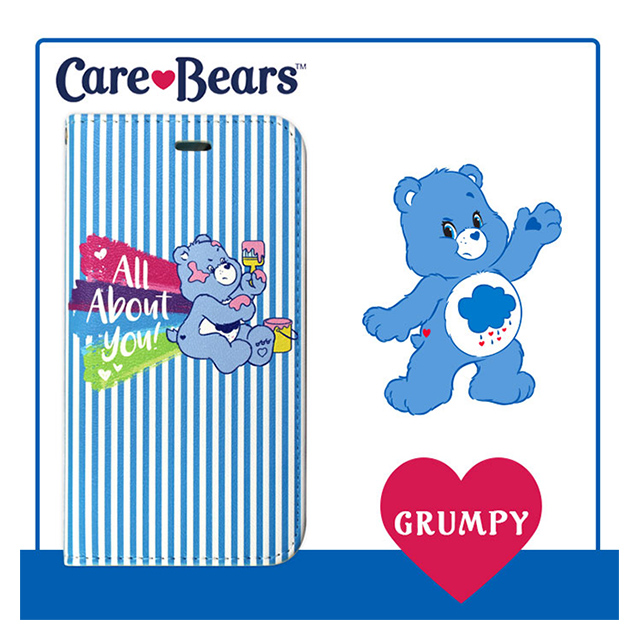 【iPhone8/7/6s/6 ケース】Care Bears × ViVi ダイアリーケース (GRUMPY BEAR)サブ画像