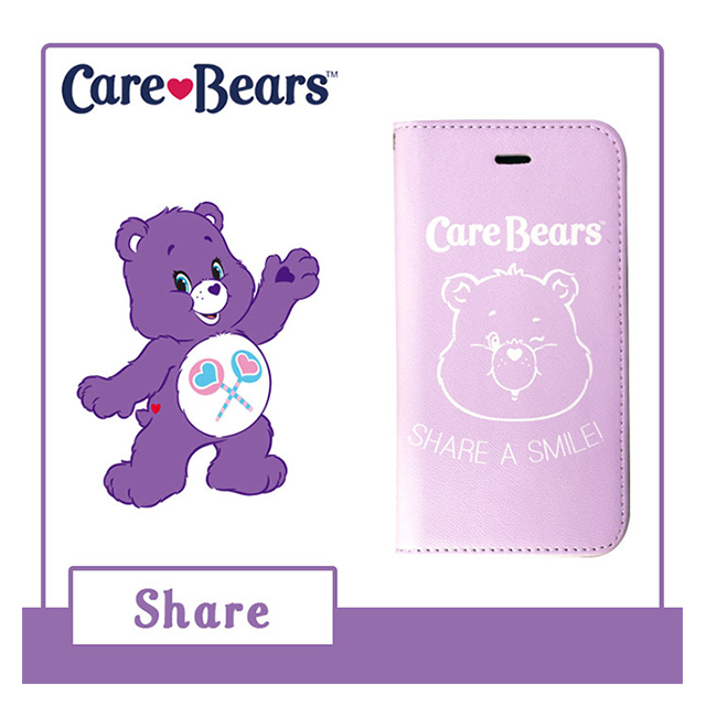 【iPhone8/7/6s/6 ケース】Care Bears × ViVi ダイアリーケース (SHEAR BEAR)goods_nameサブ画像