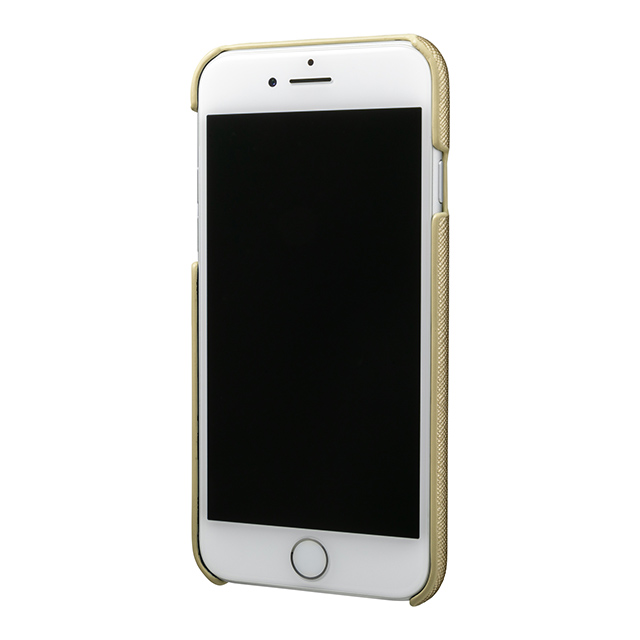 【iPhoneSE(第3/2世代)/8/7/6s/6 ケース】”Quadrifoglio” Shell PU Leather Case (Champagne Gold)サブ画像