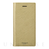 【iPhone8/7/6s/6 ケース】”Quadrifoglio” Book PU Leather Case (Champagne Gold)
