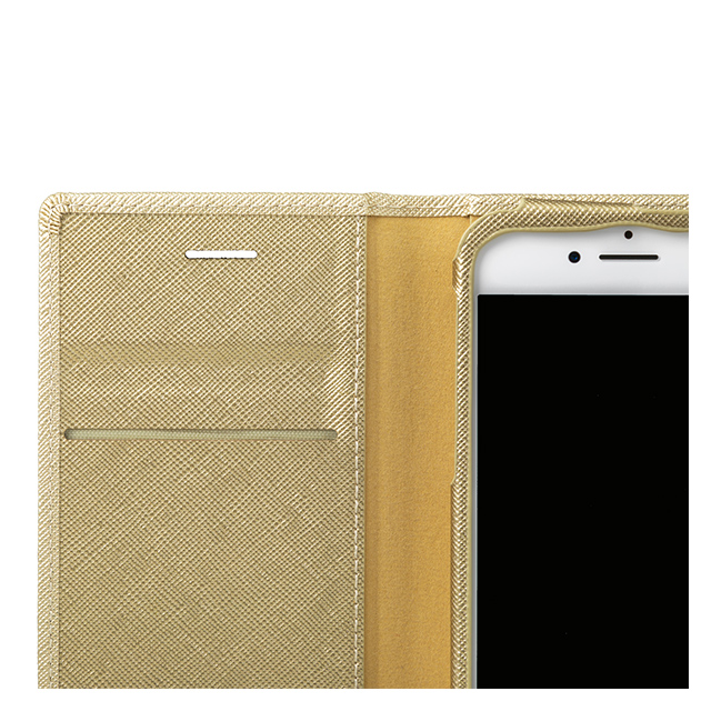 【iPhone8/7/6s/6 ケース】”Quadrifoglio” Book PU Leather Case (Champagne Gold)goods_nameサブ画像