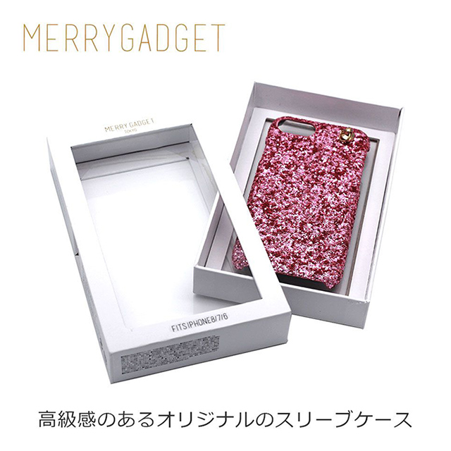 【iPhone8/7/6s/6 ケース】GLITTER CHAIN CASE (Pink Silver)goods_nameサブ画像