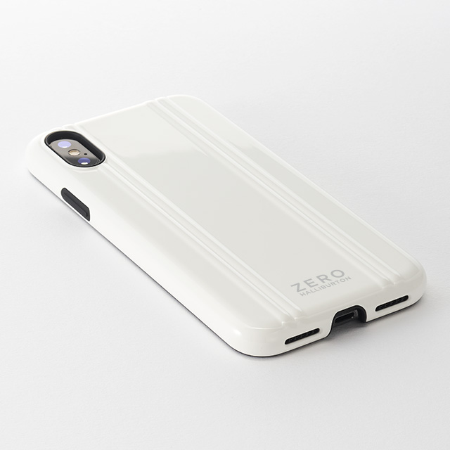 【iPhoneXS ケース】ZERO HALLIBURTON Hybrid Shockproof case for iPhoneXS (White)goods_nameサブ画像