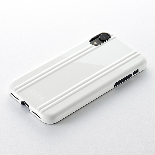 【iPhoneXR ケース】ZERO HALLIBURTON Hybrid Shockproof case for iPhoneXR (White)サブ画像