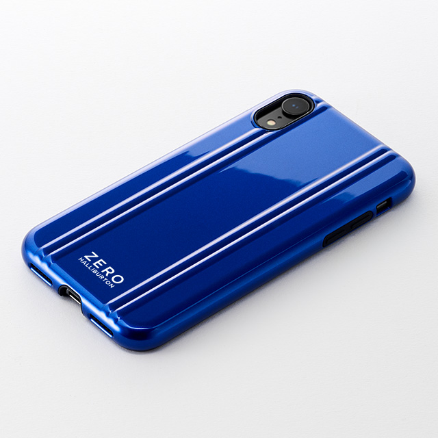 【iPhoneXR ケース】ZERO HALLIBURTON Hybrid Shockproof case for iPhoneXR (Blue)サブ画像