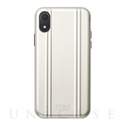 【iPhoneXR ケース】ZERO HALLIBURTON Hybrid Shockproof case for iPhoneXR (Silver)
