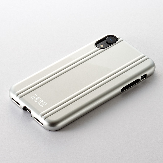 【iPhoneXR ケース】ZERO HALLIBURTON Hybrid Shockproof case for iPhoneXR (Silver)サブ画像