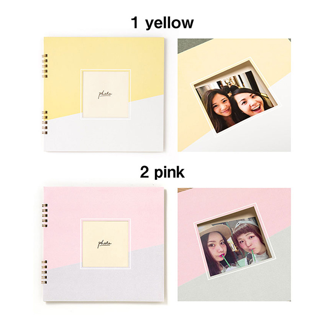 ましかくプリントアルバム ALBUM PHOTOGENIC S (pink)サブ画像
