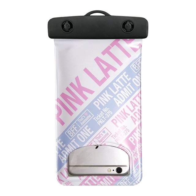 【スマホポーチ】PINK-latte 防水ポーチ (ADMIT ONE/ピンク)サブ画像