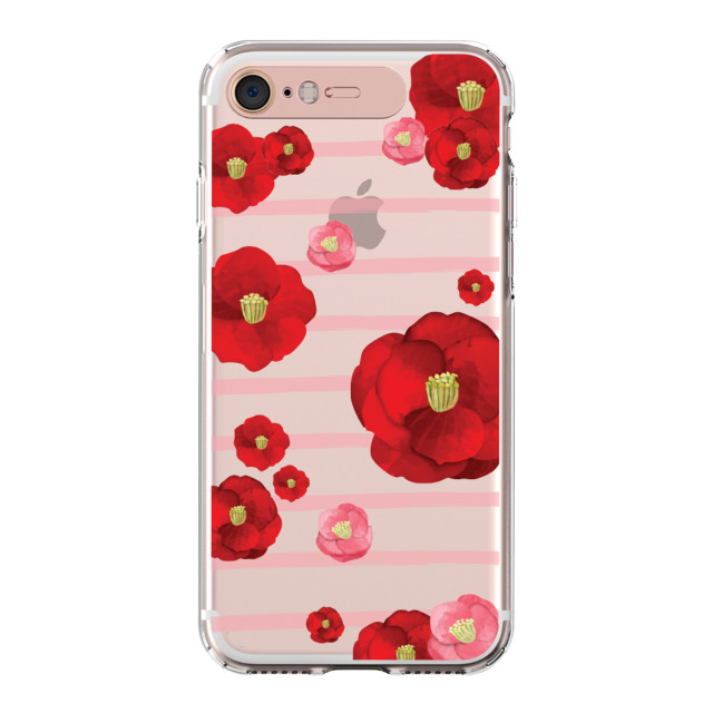 【iPhone8/7 ケース】Soft Lighting Clear Case Flower Rosa (ローズゴールド)サブ画像