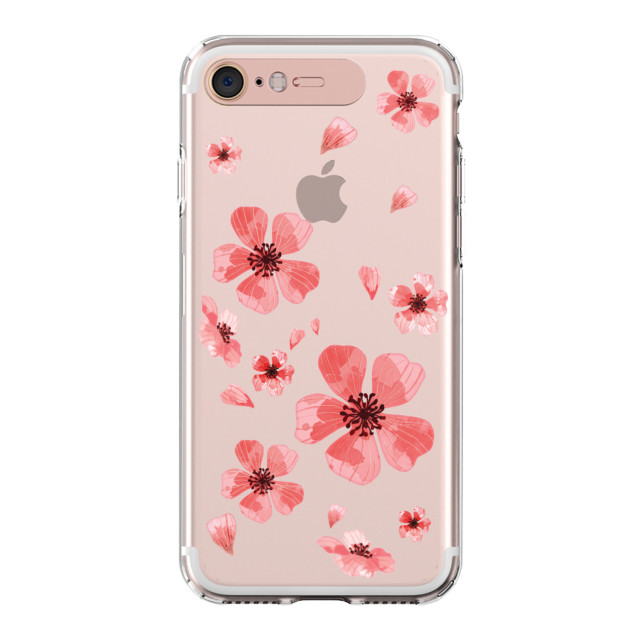 【iPhone8/7 ケース】Soft Lighting Clear Case Flower Geranium (ローズゴールド)goods_nameサブ画像