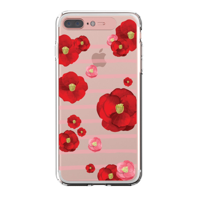 【iPhone8 Plus/7 Plus ケース】Soft Lighting Clear Case Flower Rosa (ローズゴールド)goods_nameサブ画像