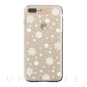 【iPhone8 Plus/7 Plus ケース】Soft Lighting Clear Case Snow (ゴールド)