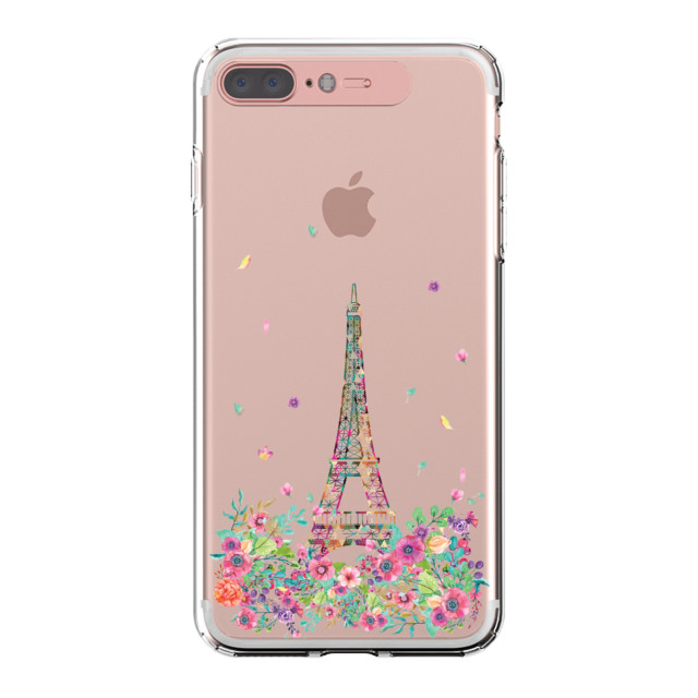 【iPhone8 Plus/7 Plus ケース】Soft Lighting Clear Case Landmark Paris (ローズゴールド)サブ画像