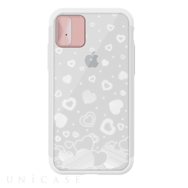 【iPhoneXS/X ケース】Lighting Shield Case Heart (ローズゴールド)