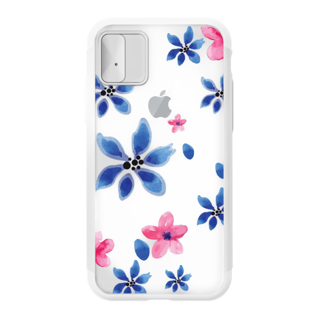 【iPhoneXS/X ケース】Lighting Shield Case Flower Gardenia (ブラック)サブ画像