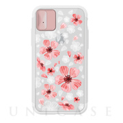 【iPhoneXS/X ケース】Lighting Shield Case Flower Geranium (ローズゴールド)