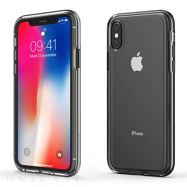 iPhoneXS/X ケース】ACHROME SHIELD Premium CASE (クロームブラック ...