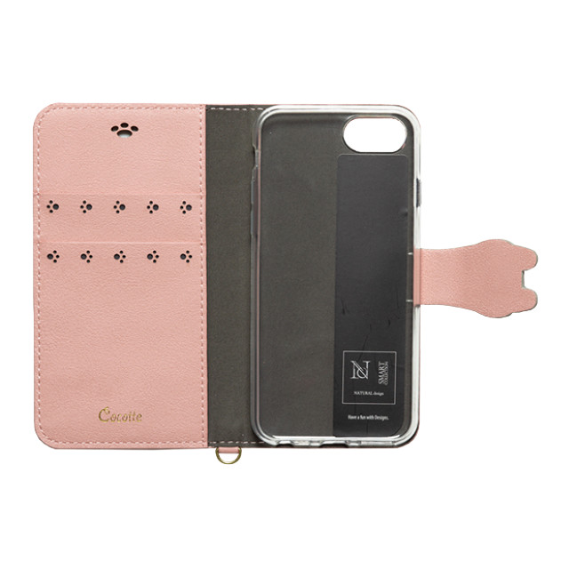 【iPhoneSE(第3/2世代)/8/7/6s/6 ケース】手帳型ケース Cocotte (Pink beige)サブ画像