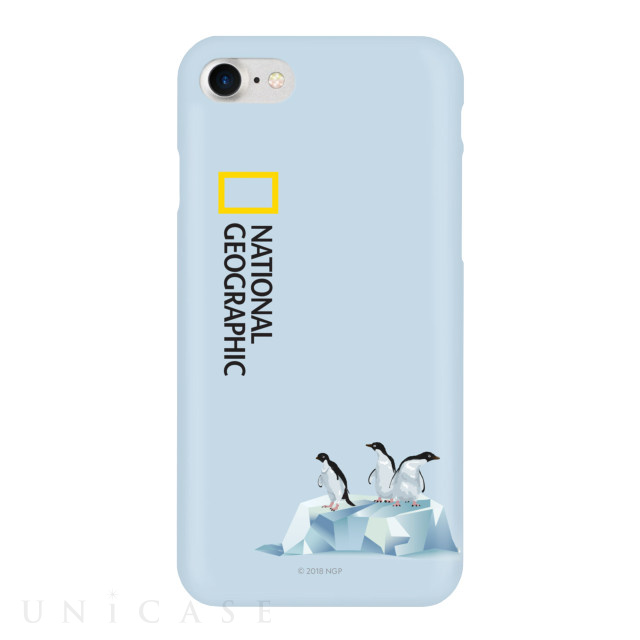 【iPhoneSE(第3/2世代)/8/7 ケース】Icebergs Case Slim Fit (ブルーペンギンズ)