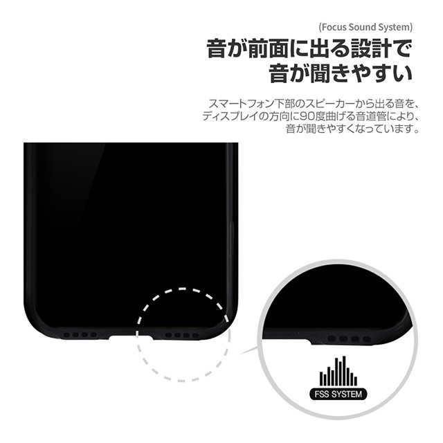 【iPhoneXS/X ケース】Hard Shell (ブラック)サブ画像
