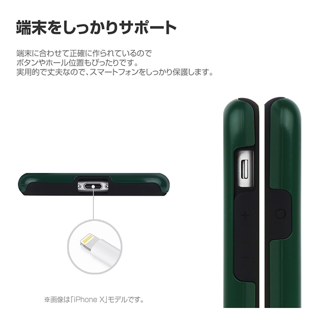 【iPhoneXS/X ケース】Hard Shell (グリーン)goods_nameサブ画像